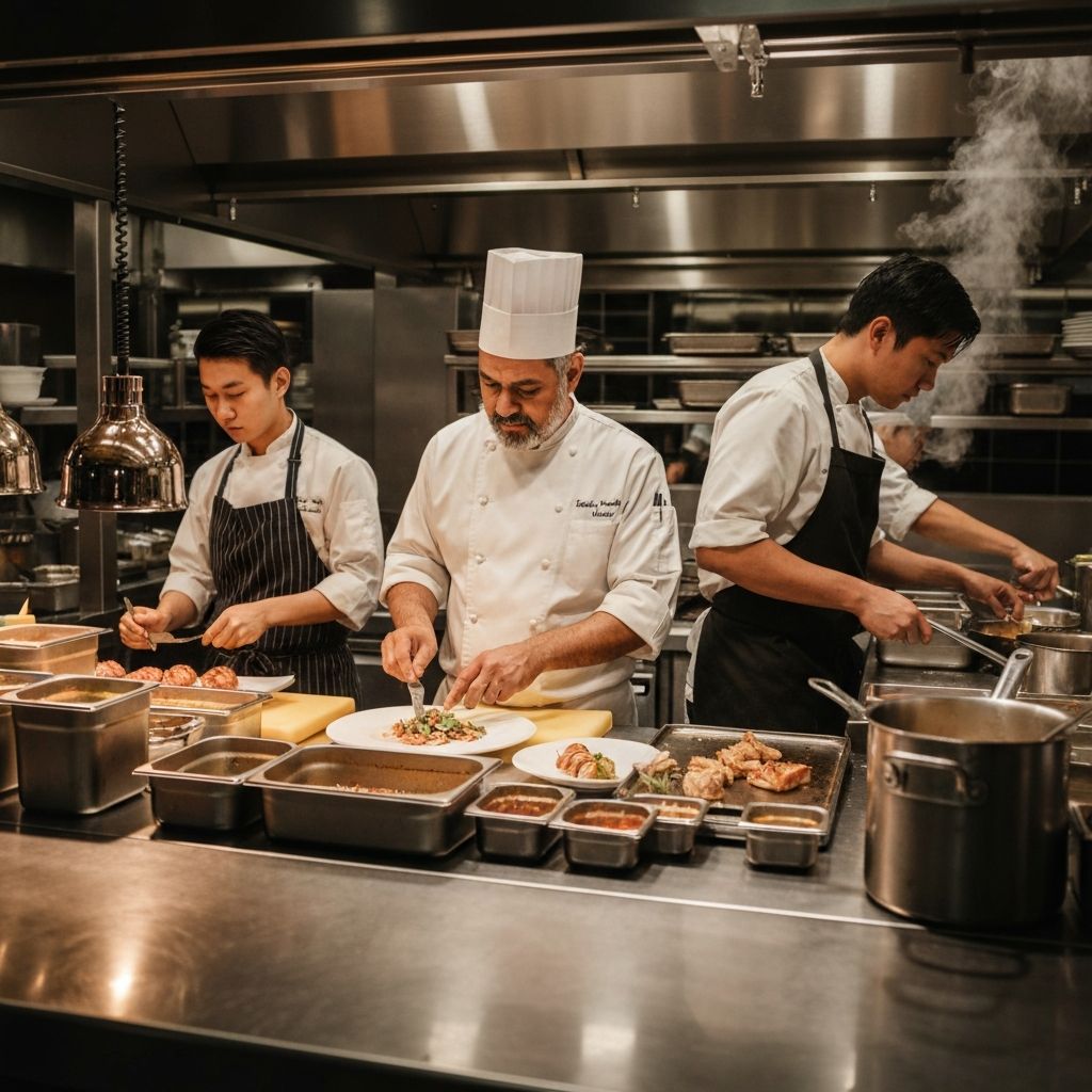 Персонал для ресторанов, кафе и кухонь